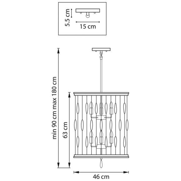 Подвесной светильник Lightstar Firenze 725163 Подвесной светильник Lightstar Firenze 725163