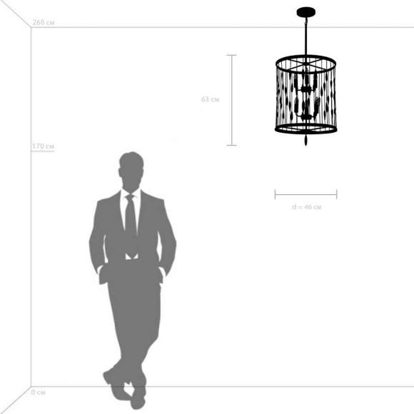 Подвесной светильник Lightstar Firenze 725163 Подвесной светильник Lightstar Firenze 725163