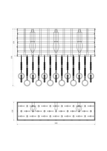 Бра Lucia Tucci illuminazione PERSO W4930.3 gold black Бра Lucia Tucci illuminazione PERSO W4930.3 gold black