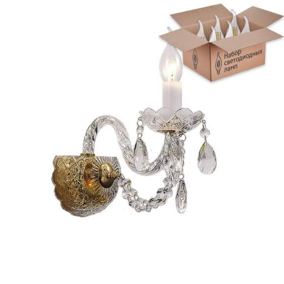 Бра с лампочкой Favourite Simone 1736-1W+Lamps Бра с лампочкой Favourite Simone 1736-1W+Lamps