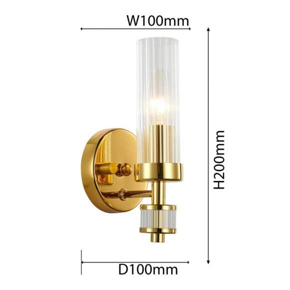 Бра с лампочкой Favourite Aesthetic 2673-1W+Lamps E14 Свеча