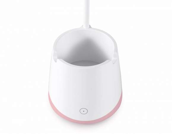 Настольная лампа с аккумуляторной батареей, USB-проводом и канцелярским стаканом Desk Ambrella light DE565 Настольная лампа с аккумуляторной батареей, USB-проводом и канцелярским стаканом Desk Ambrella light DE565