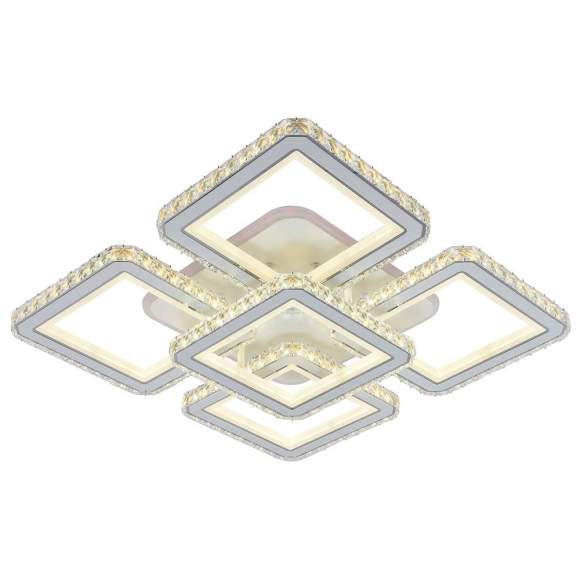 Светодиодная диммируемая люстра с ПДУ Profit Light 8048/4+1 WHT 300W+10W RGB Светодиодная диммируемая люстра с ПДУ Profit Light 8048/4+1 WHT 300W+10W RGB