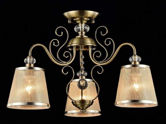 Люстра с двойным креплением Freya Driana (FR405-03-R) FR2405-PL-03-BZ