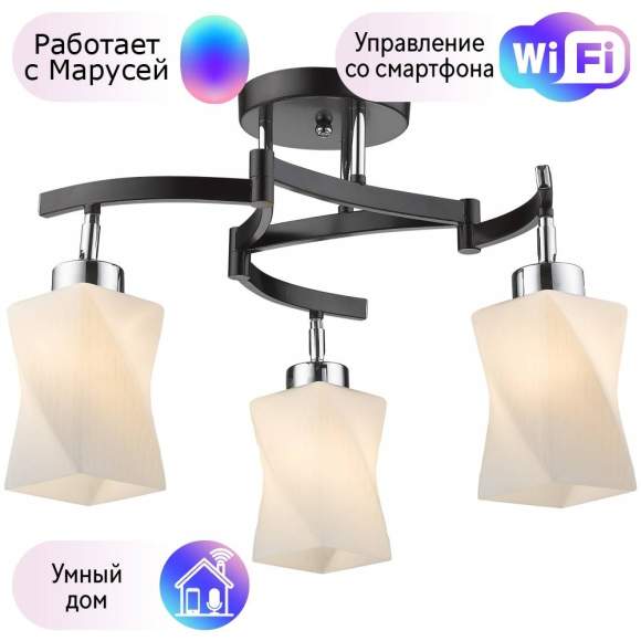 Потолочная люстра Velante с поддержкой Маруся 271-127-03-М Потолочная люстра Velante с поддержкой Маруся 271-127-03-М