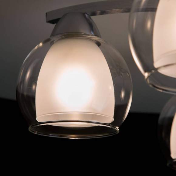 Люстра потолочная Citilux Кристи CL152157 Алюминий+Хром