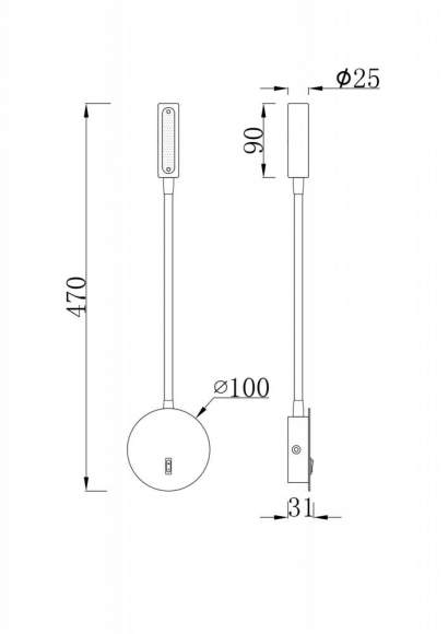 Спот светодиодный Maytoni Stem C035WL-L3MG3K Спот светодиодный Maytoni Stem C035WL-L3MG3K