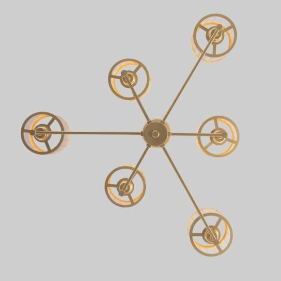 Люстра на штанге Eurosvet 60144/6 золото (a061942) Люстра на штанге Eurosvet 60144/6 золото (a061942)