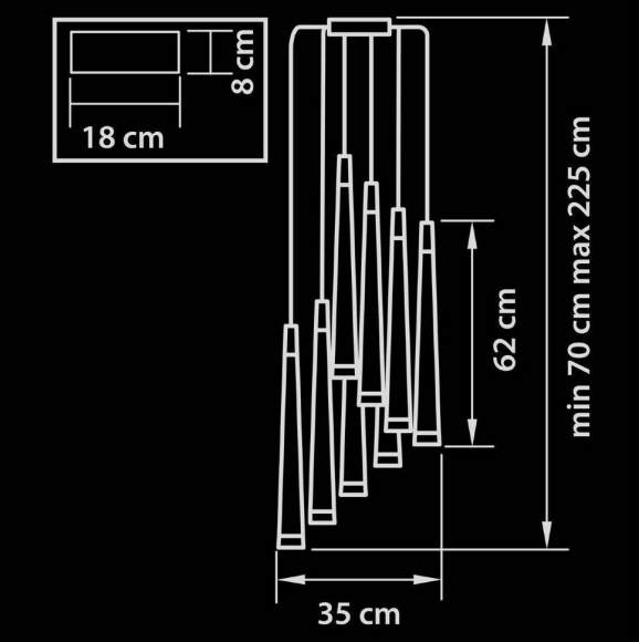 807083 Светильник подвесной Light Star Punto Champagne 807083 Светильник подвесной Light Star Punto Champagne
