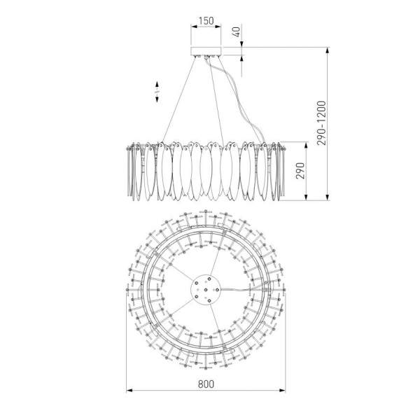 Подвесная люстра Canaria Bogate's 326/10 (a052236) Подвесная люстра Canaria Bogate's 326/10 (a052236)