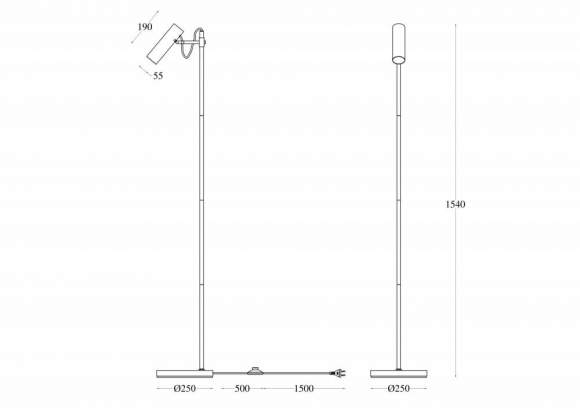 Торшер Maytoni Bansky MOD129FL-01B Торшер Maytoni Bansky MOD129FL-01B