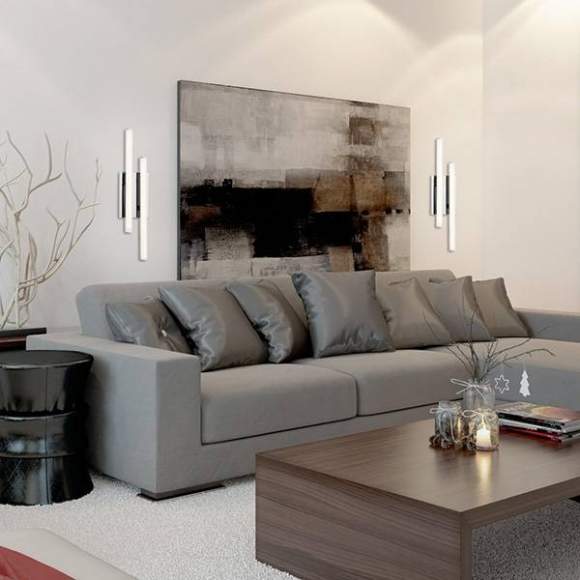 90020/2 хром Настенно-потолочный светодиодный светильник ЕВРОСВЕТ Хай-Тек