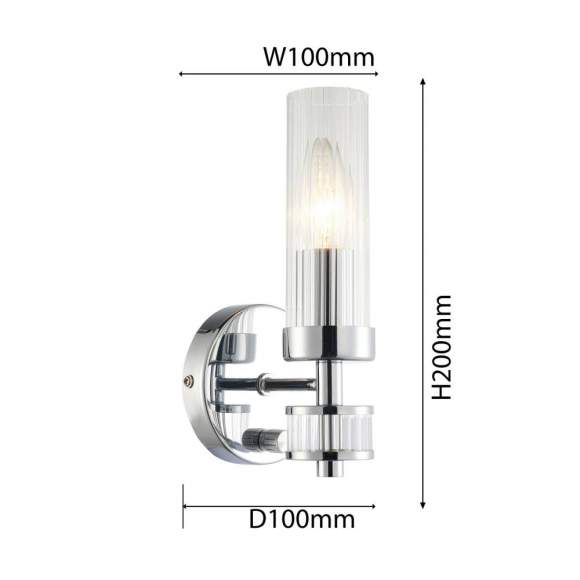 Бра с лампочкой Favourite Aesthetic 2672-1W+Lamps E14 Свеча