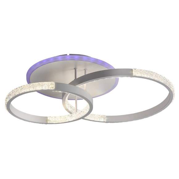 Светодиодная диммируемая люстра с ПДУ Profit Light 8047/2 WHT 60W+6W RGB Светодиодная диммируемая люстра с ПДУ Profit Light 8047/2 WHT 60W+6W RGB