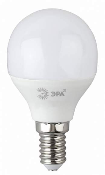 Светодиодная лампа Е14 6W 6500К (холодный) Эра LED P45-6W-865-E14 R (Б0045356)
