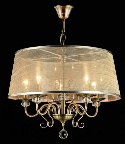 Подвесная люстра Freya Driana (FR405-55-R) FR2405-PL-05C-BZ Подвесная люстра Freya Driana (FR405-55-R) FR2405-PL-05C-BZ