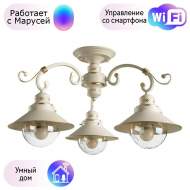 Потолочная люстра Arte Lamp 7 с поддержкой Маруся A4577PL-3WG-М