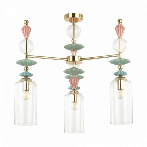 Люстра на штанге Odeon Light Bizet с поддержкой Маруся 4855/3C-М