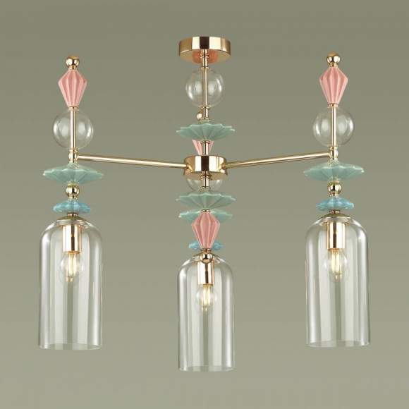 Люстра на штанге Odeon Light Bizet с поддержкой Маруся 4855/3C-М