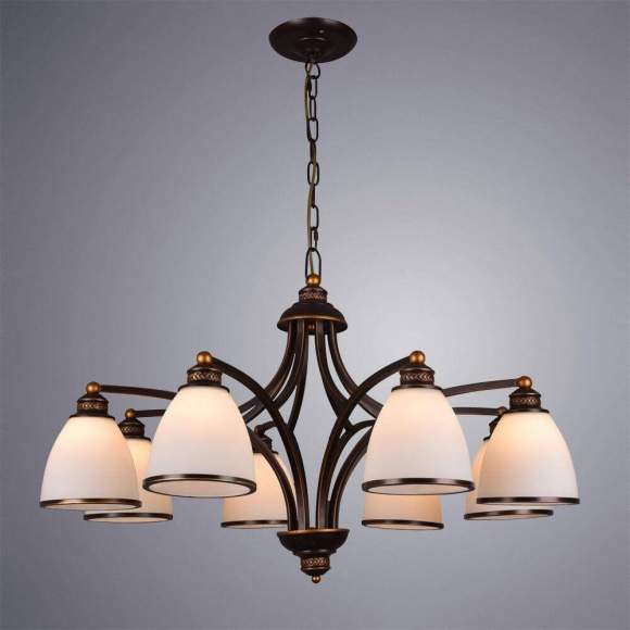 Подвесная люстра Arte Lamp Bonito A9518LM-8BA Подвесная люстра Arte Lamp Bonito A9518LM-8BA