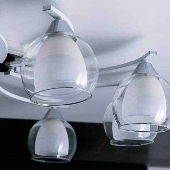 Люстра потолочная Citilux Кристи CL152180 Белый+Хром