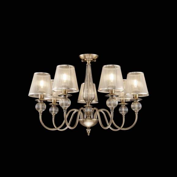 FR2685PL-07BZ Люстра с двойным креплением Freya Inessa FR2685PL-07BZ Люстра с двойным креплением Freya Inessa