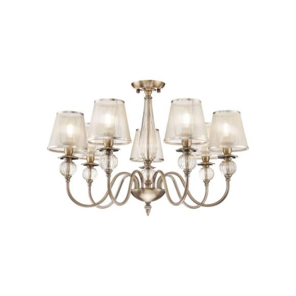 FR2685PL-07BZ Люстра с двойным креплением Freya Inessa FR2685PL-07BZ Люстра с двойным креплением Freya Inessa