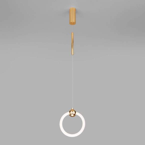 Подвесной светодиодный светильник Rim Eurosvet 90165/1 золото (a051798) Подвесной светодиодный светильник Rim Eurosvet 90165/1 золото (a051798)