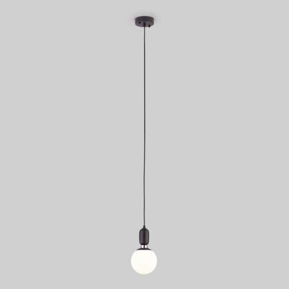 50158/1 черный черный Подвесной светильник с длинным тросом Eurosvet Bubble Long