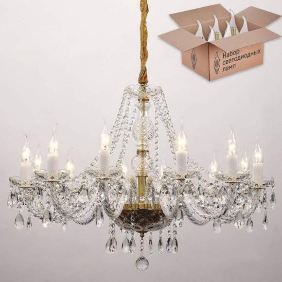 Люстра с лампочками Favourite Monreal 1735-12P+Lamps