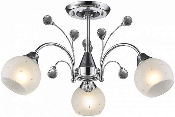 Потолочная люстра с лампочками Velante 707-107-03+Lamps E27 P45