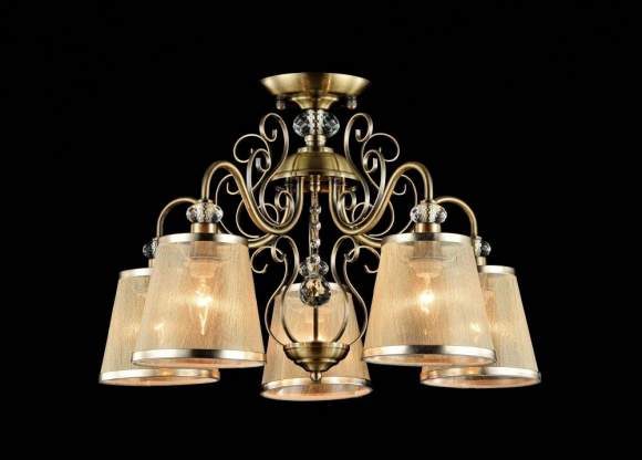 Люстра с двойным креплением Freya Driana (FR405-05-R) FR2405-PL-05-BZ Люстра с двойным креплением Freya Driana (FR405-05-R) FR2405-PL-05-BZ