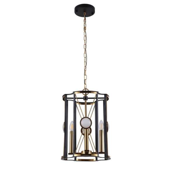 Подвесная люстра Crystal Lux с лампочками Tandem SP4 D410 GOLD+Lamps E14 Свеча Подвесная люстра Crystal Lux с лампочками Tandem SP4 D410 GOLD+Lamps E14 Свеча