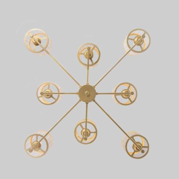 Люстра на штанге Eurosvet 60144/8 золото (a061943) Люстра на штанге Eurosvet 60144/8 золото (a061943)