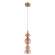 Подвесной светильник CRYSTAL LUX с лампочкой IRIS SP1 A AMBER+Lamps E14 Свеча