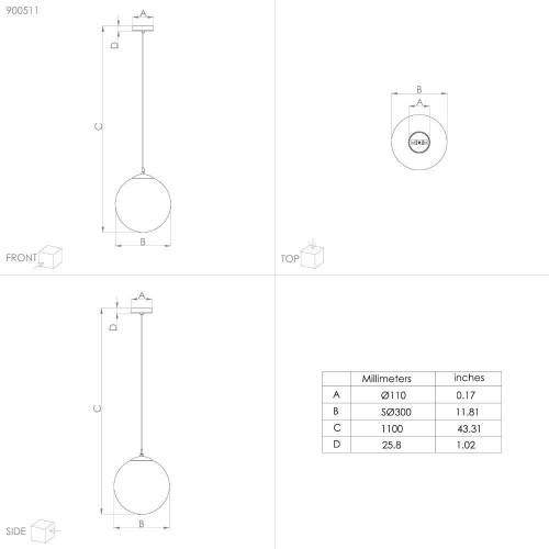 Подвесной светильник Eglo Rondo 3 900511 Подвесной светильник Eglo Rondo 3 900511