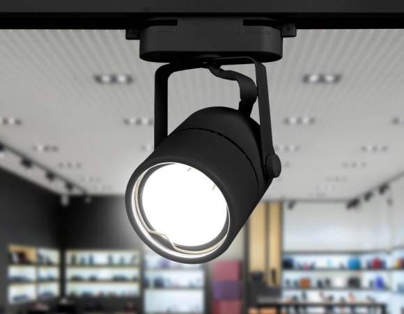 Однофазный светильник для трека Ambrella light Track System GL5102 BK Однофазный светильник для трека Ambrella light Track System GL5102 BK