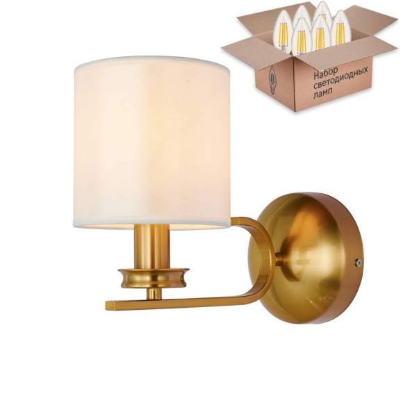 Бра с лампочкой Favourite Venustus 2679-1W+Lamps E14 Свеча