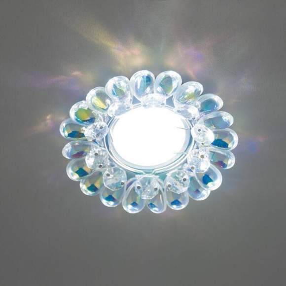 Встраиваемый светильник Fametto Peonia DLS-P119 GU5.3 CHROME-RAINBOW 10554 Встраиваемый светильник Fametto Peonia DLS-P119 GU5.3 CHROME-RAINBOW 10554