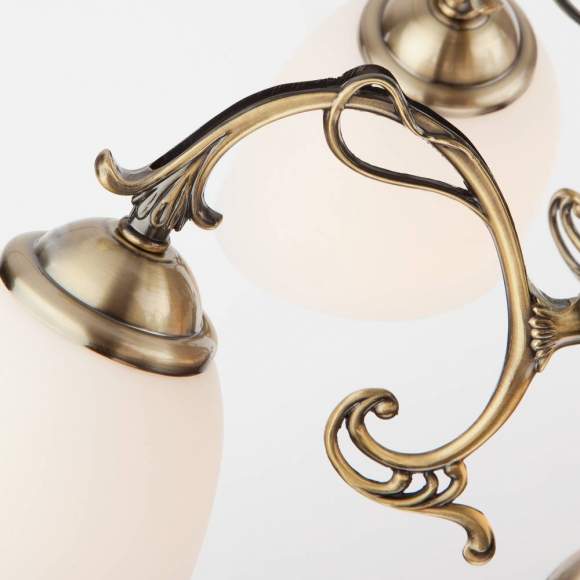 22010/6+2 античная бронза Потолочная люстра Eurosvet Ariele 55432