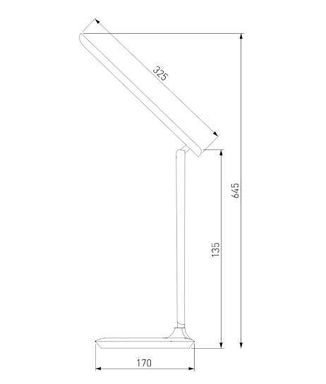 Настольная светодиодная лампа Brava Elektrostandard Brava белый (TL90530) (a047272)