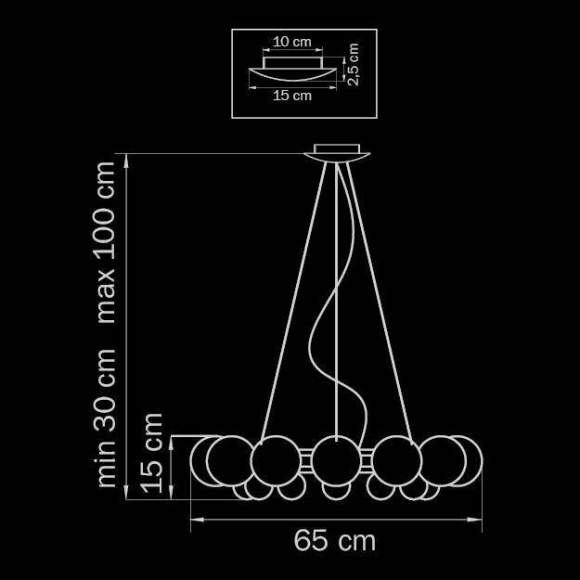 801124 Подвесная люстра Lightstar Sferetta