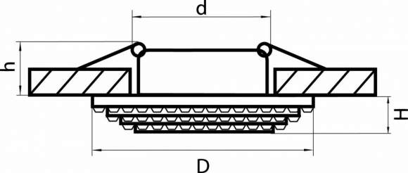Встраиваемый светильник Lightstar Miriade 011984 Встраиваемый светильник Lightstar Miriade 011984