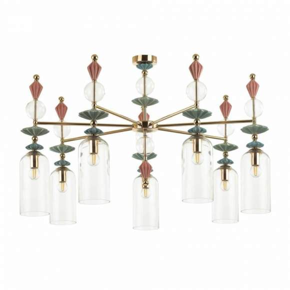 Люстра на штанге Odeon Light Bizet с поддержкой Маруся 4855/7C-М