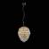Подвесной светильник Crystal Lux с поддержкой Маруся CHARME SP4 GOLD/TRANSPARENT-М