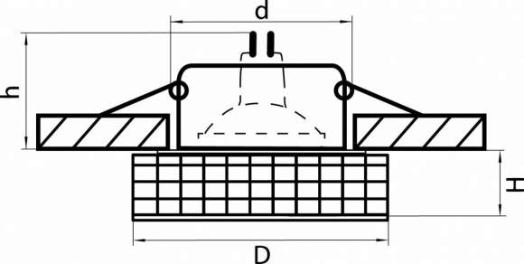 Встраиваемый светильник Lightstar Lei 006350