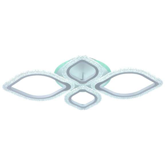 Люстра потолочная светодиодная с пультом ДУ Profit Light 8018/2+2 WHT 76W+7W RGB Люстра потолочная светодиодная с пультом ДУ Profit Light 8018/2+2 WHT 76W+7W RGB