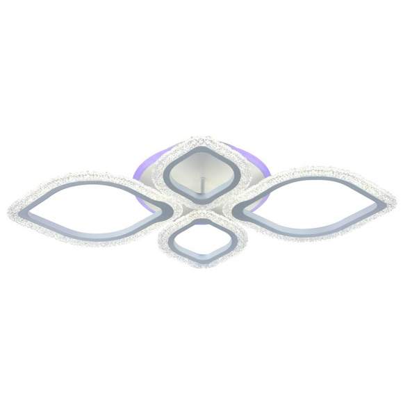 Люстра потолочная светодиодная с пультом ДУ Profit Light 8018/2+2 WHT 76W+7W RGB Люстра потолочная светодиодная с пультом ДУ Profit Light 8018/2+2 WHT 76W+7W RGB