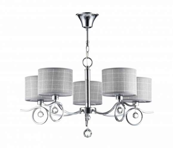 FR5906-PL-05-CH Подвесная люстра Freya Bertrand (FR906-05-N)