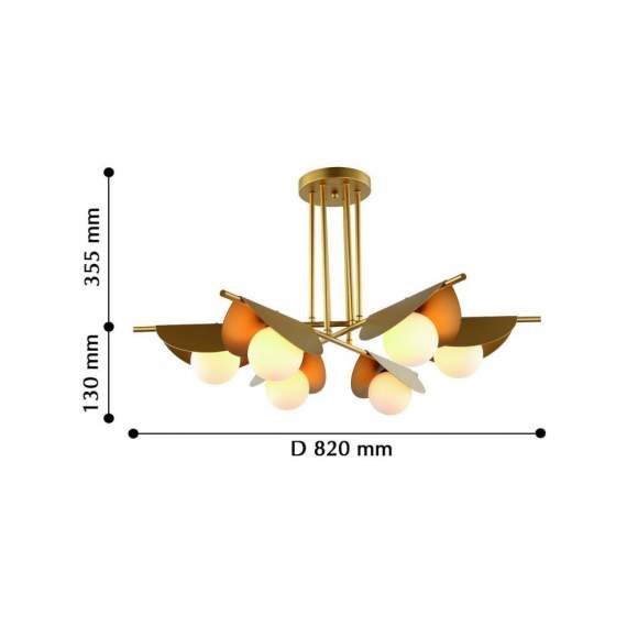 2366-6P Потолочная люстра Favourite Kernel